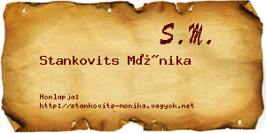 Stankovits Mónika névjegykártya